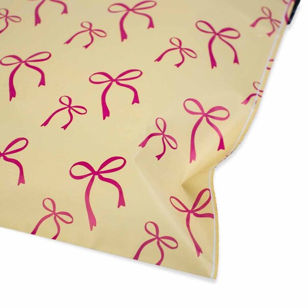 Levering uit voorraad 100x verzendzakken Bows Yellow Medium