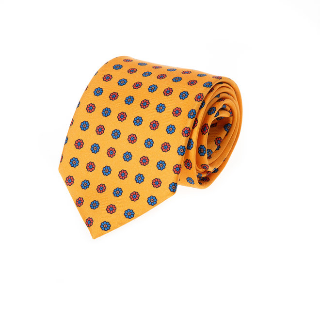 3 FOLD TIE LINED - PURE SILK -  HANDMADE IN ITALY