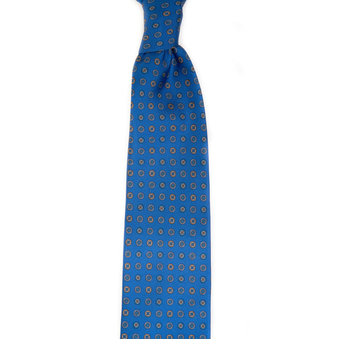 3 FOLD TIE LINED - PURE SILK -  HANDMADE IN ITALY