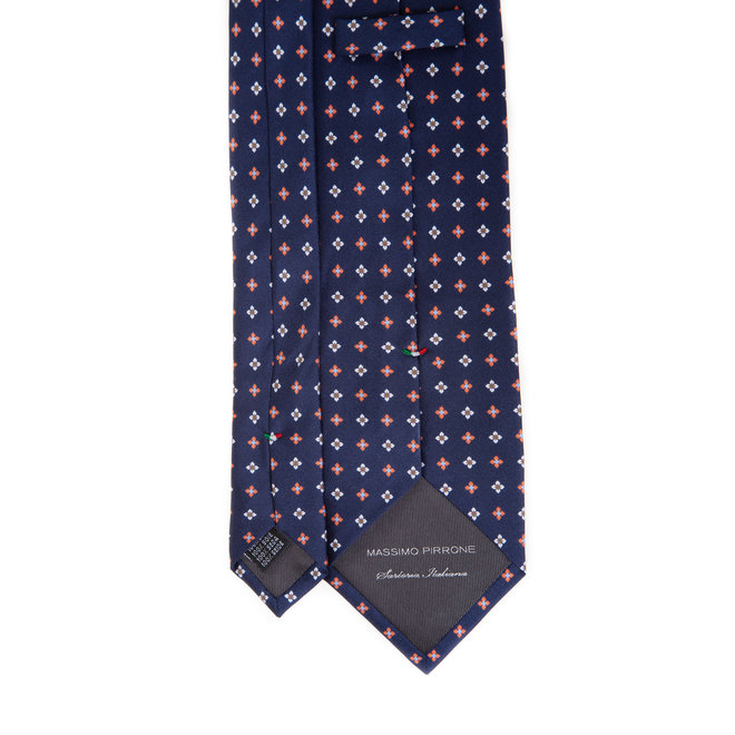 3 FOLD TIE LINED - PURE SILK -  HANDMADE IN ITALY