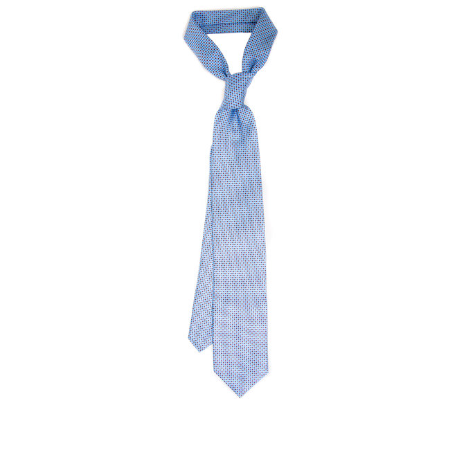 3 FOLD TIE LINED - PURE SILK -  HANDMADE IN ITALY