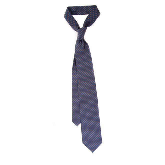 3 FOLD TIE LINED - PURE SILK -  HANDMADE IN ITALY