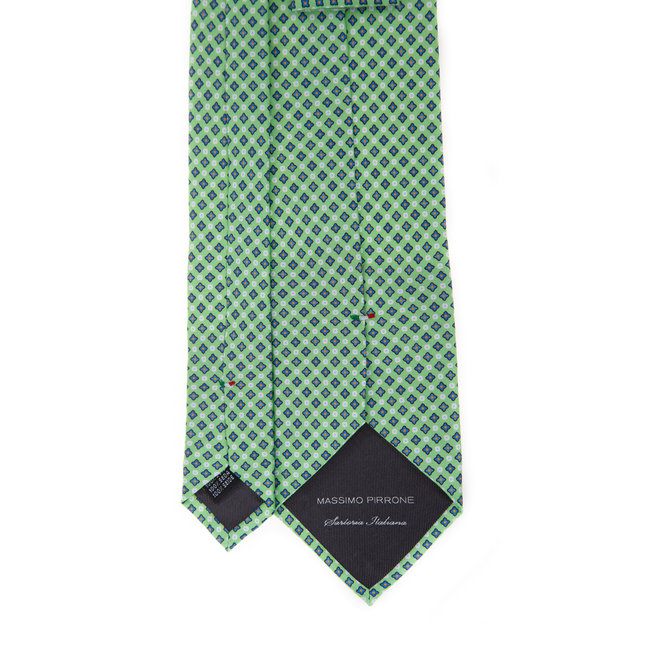 3 FOLD TIE LINED - PURE SILK -  HANDMADE IN ITALY