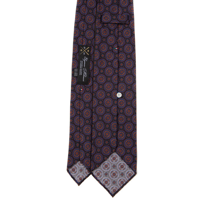 5 FOLD TIE UNLINED - PURE SILK -  HANDMADE IN ITALY