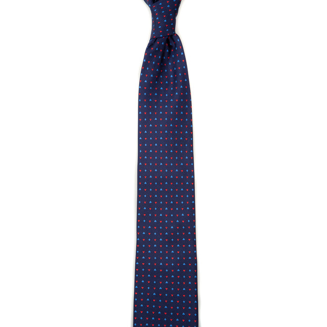 5 FOLD TIE UNLINED - PURE SILK -  HANDMADE IN ITALY