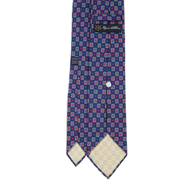 5 FOLD TIE UNLINED - PURE SILK -  HANDMADE IN ITALY