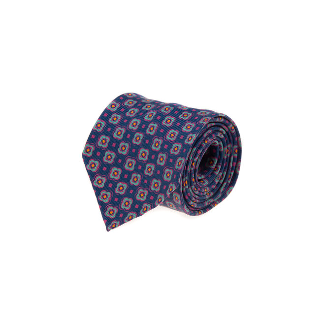 5 FOLD TIE UNLINED - PURE SILK -  HANDMADE IN ITALY