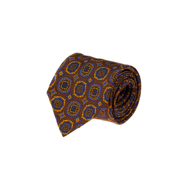 5 FOLD TIE UNLINED  - PURE SILK