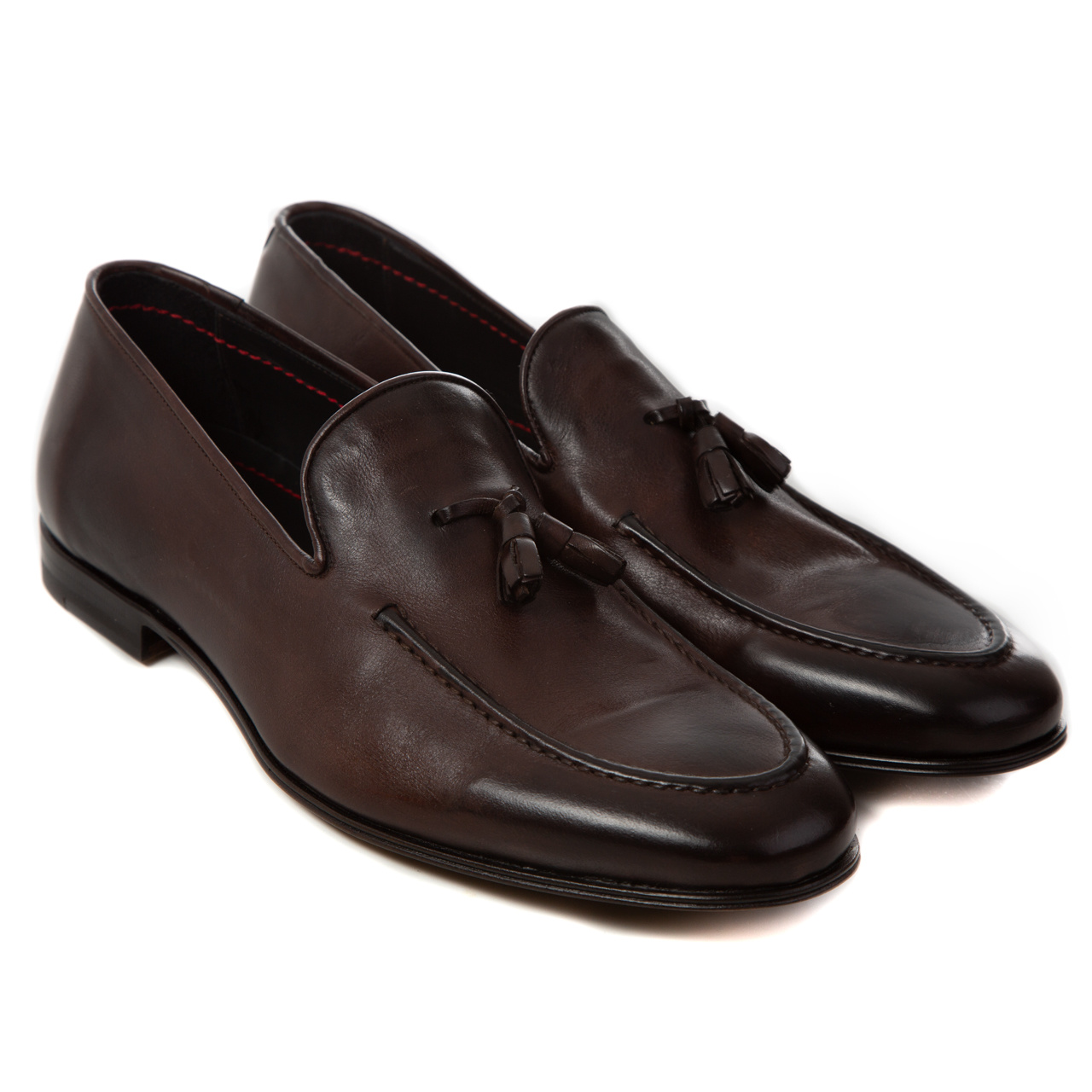HANDMADE Moccasins calf leather - made Italy PM