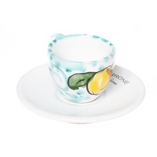 Coffee cup for ristretto mint green