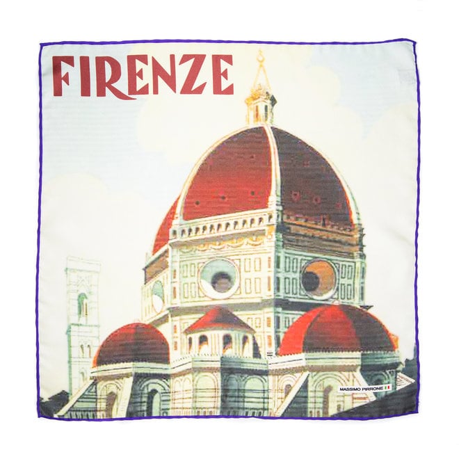 Silk Pocket Square FIRENZE