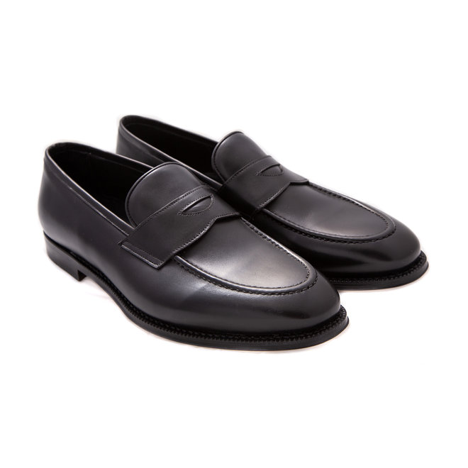 PENNY LOAFERS BLACK - Handmade in Italy