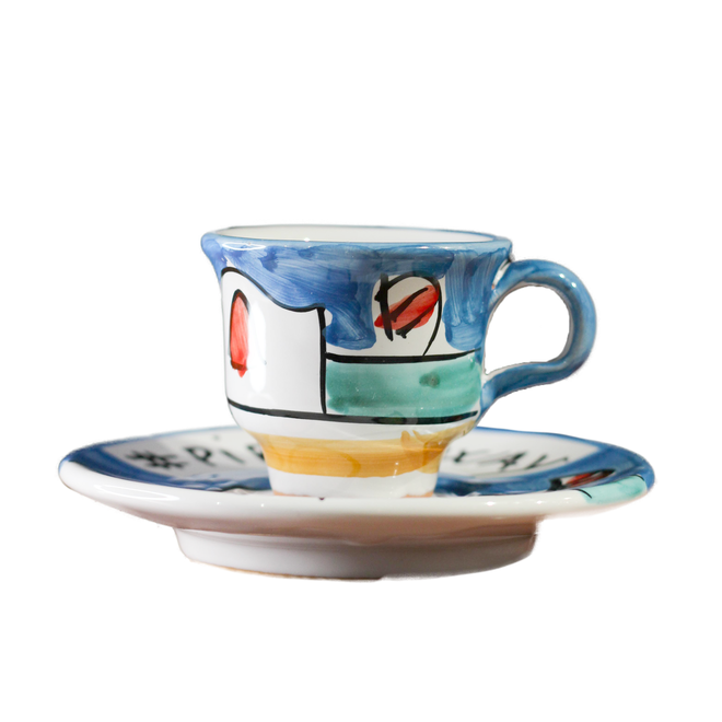 Coffee cup for ristretto Blu Mare Ionio