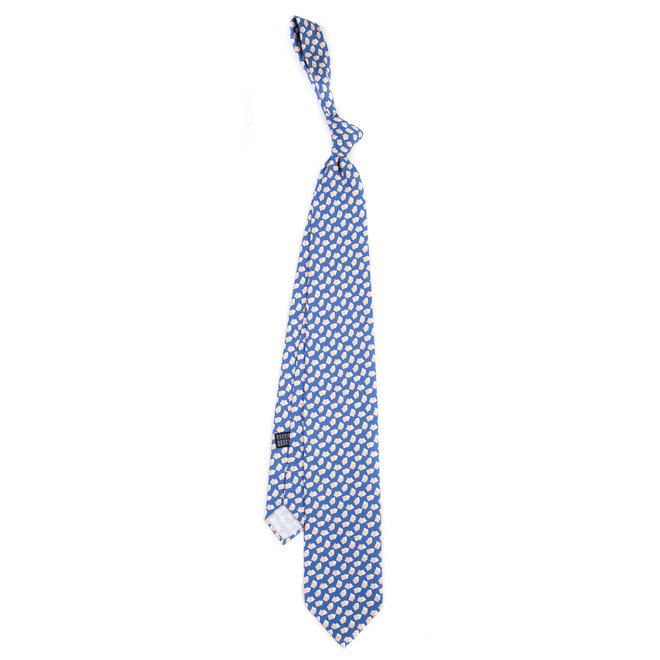 3 FOLD TIE UNLINED   - PURE SILK -  HANDMADE IN ITALY