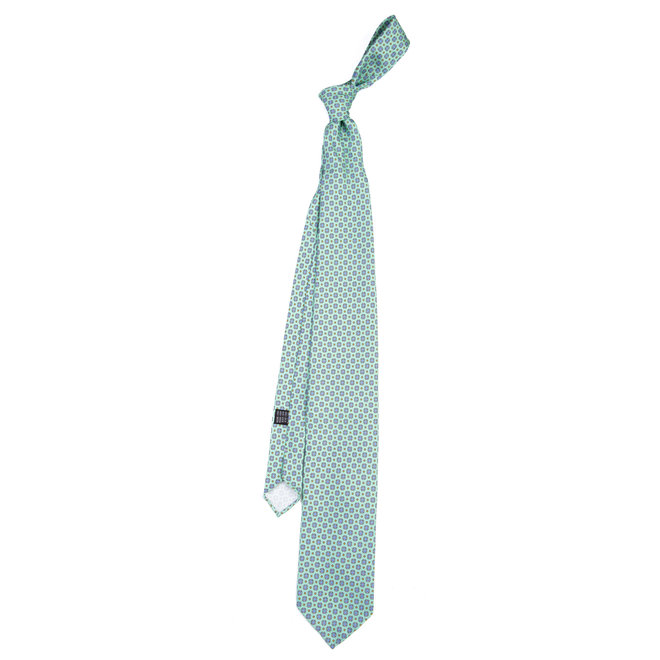 3 FOLD TIE UNLINED   - PURE SILK -  HANDMADE IN ITALY