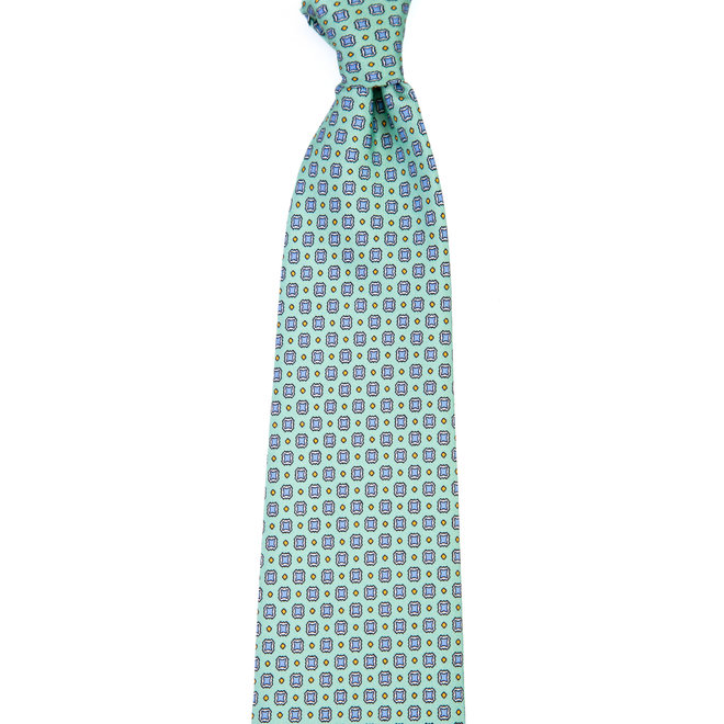 3 FOLD TIE UNLINED   - PURE SILK -  HANDMADE IN ITALY