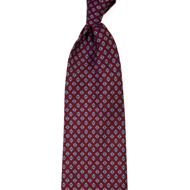 3 FOLD TIE UNLINED   - PURE SILK -  HANDMADE IN ITALY