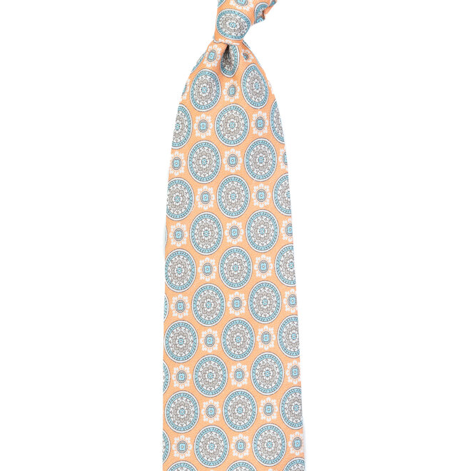 3 FOLD TIE UNLINED  - PURE SILK - PASTELLO