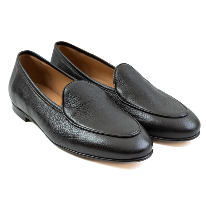 Belgian  Loafer - cervo moro  Iconic Giulio  - Made in Italy