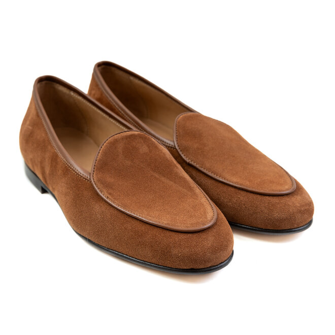 Belgian Loafer - Color tabacco  - Iconic Giulio  - Made in Italy