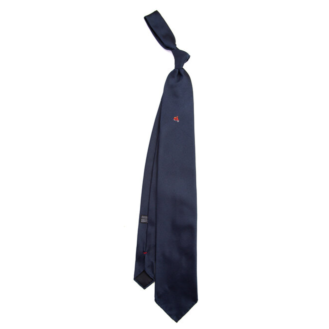 3 FOLD TIE UNLINED  - VESPA PX  ROSSO CORSA -  PURE SILK