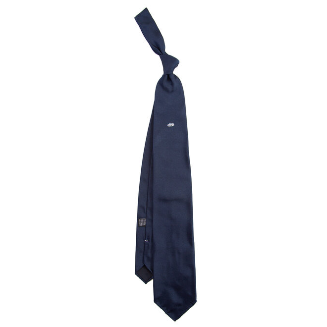 3 FOLD TIE UNLINED  - 500 BIANCA  -  PURE SILK