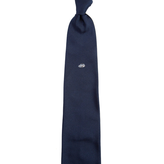3 FOLD TIE UNLINED  - 500 BIANCA  -  PURE SILK