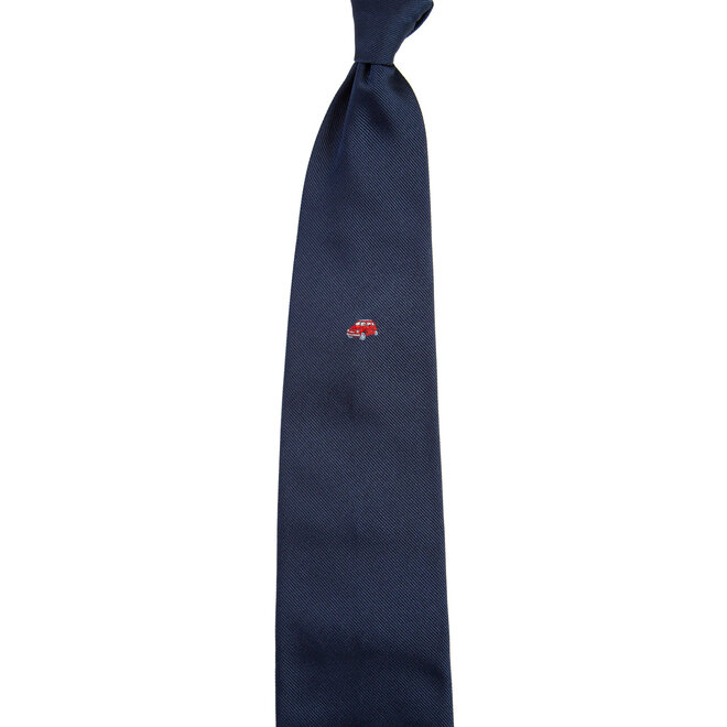 3 FOLD TIE UNLINED  - 500 ROSSO PASSIONE  -  PURE SILK