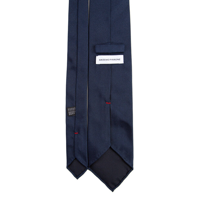 3 FOLD TIE UNLINED  - 500 ROSSO PASSIONE  -  PURE SILK