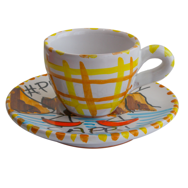 Pirroneway coffee cup for ristretto  Capri