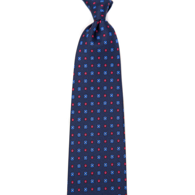 3 FOLD TIE UNLINED   - PURE SILK -  HANDMADE IN ITALY