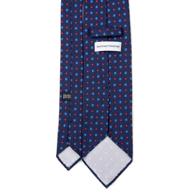 3 FOLD TIE UNLINED   - PURE SILK -  HANDMADE IN ITALY