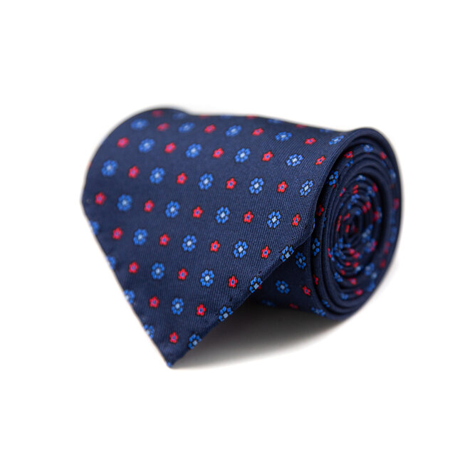 3 FOLD TIE UNLINED   - PURE SILK -  HANDMADE IN ITALY