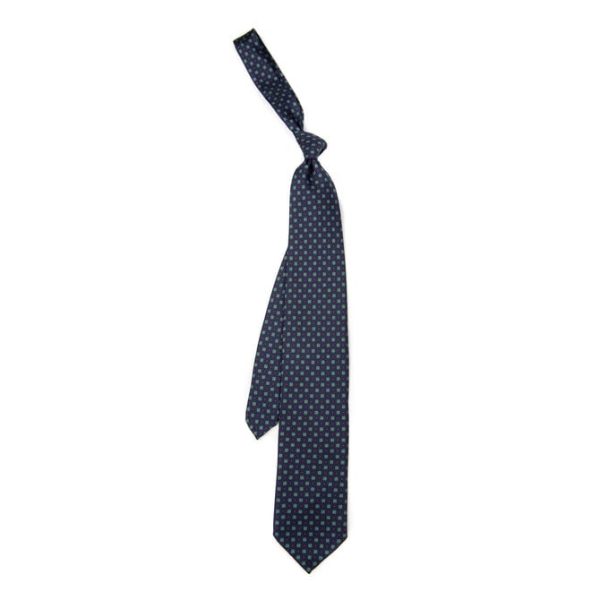 3 FOLD TIE UNLINED   - PURE SILK -  HANDMADE IN ITALY