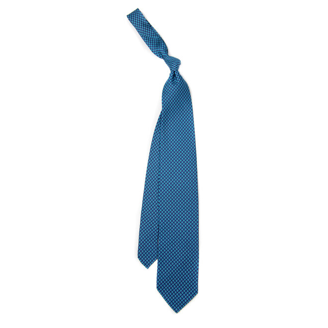 3 FOLD TIE UNLINED   - PURE SILK -  HANDMADE IN ITALY