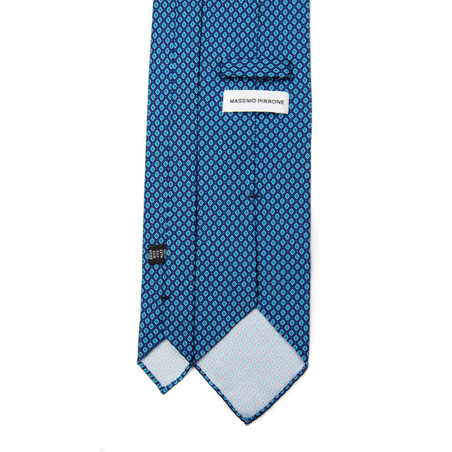3 FOLD TIE UNLINED   - PURE SILK -  HANDMADE IN ITALY