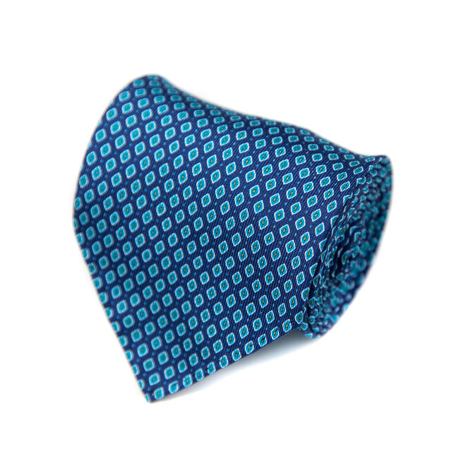 3 FOLD TIE UNLINED   - PURE SILK -  HANDMADE IN ITALY