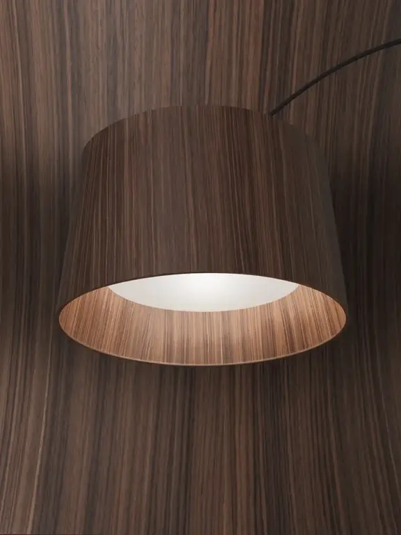 Foscarini TWIGGY WOOD FLOOR TUNABLE WHITE BURGUNDY/ROSEWOOD