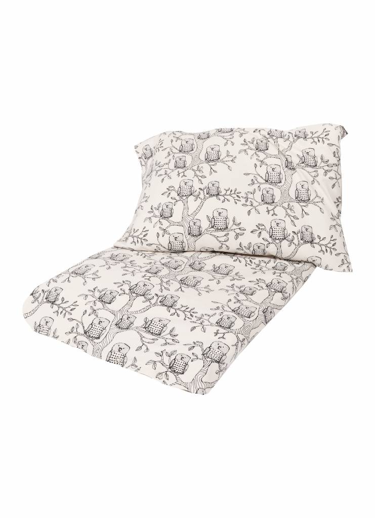 KIDS Linge de lit Owl en coton biologique