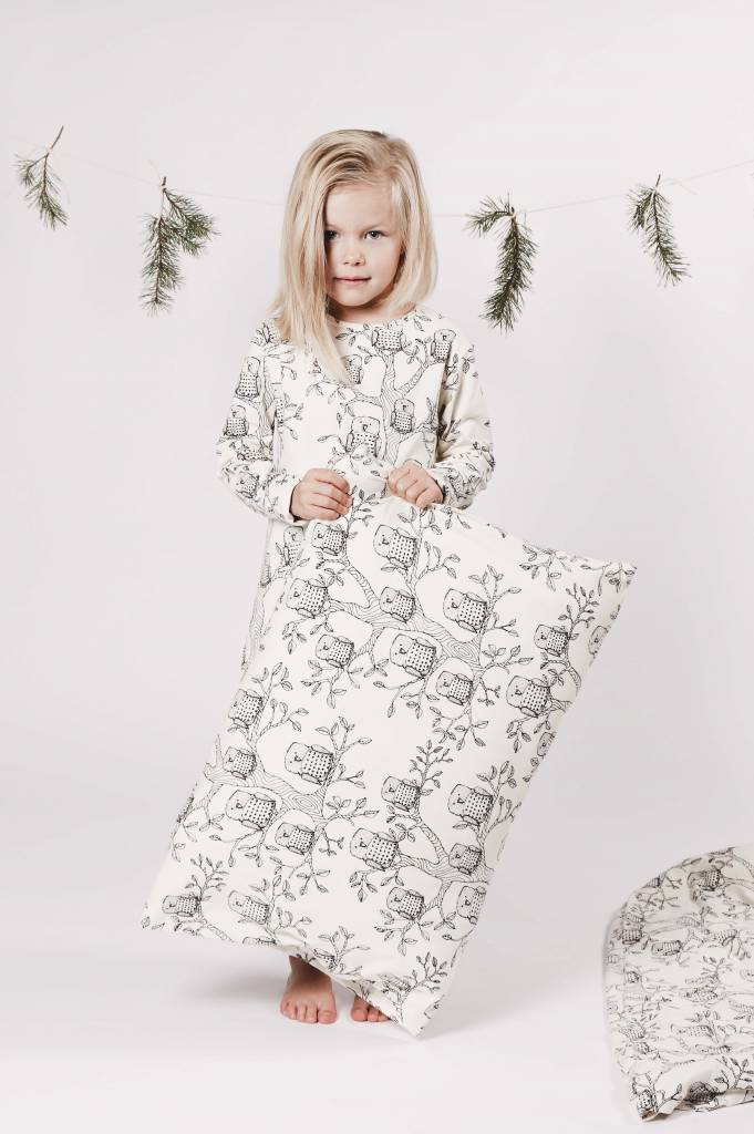 KIDS Linge de lit Owl en coton biologique