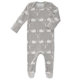 Baby pyjama "Whale" dawn grey