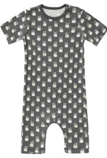 Baby Pyjama "Pineapple anthracite" aus Biobaumwolle