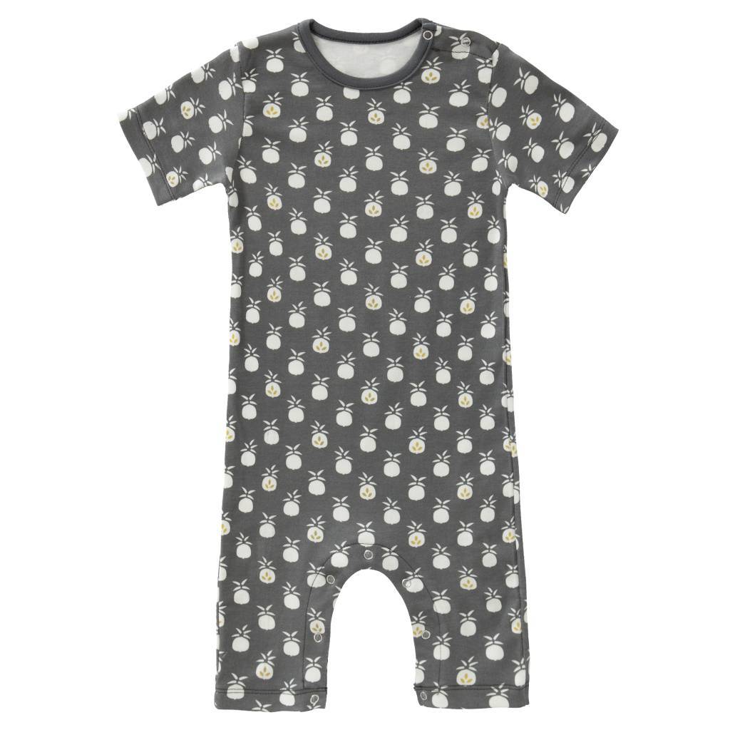 Baby Pyjama "Pineapple anthracite" en coton biologique