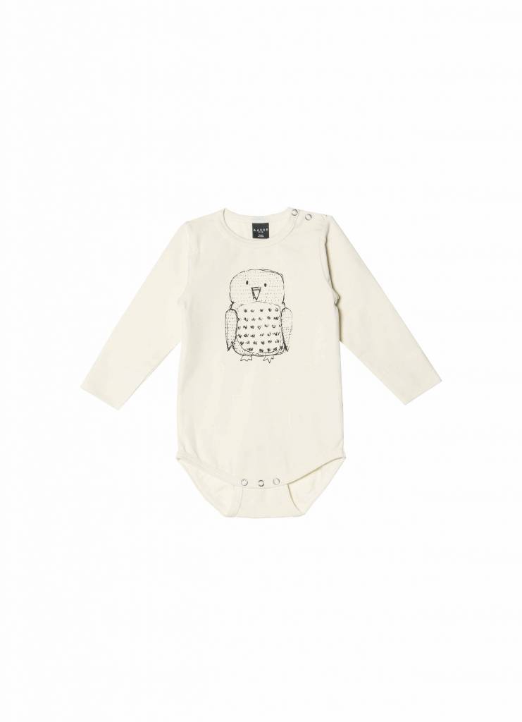 AARRE Baby Body Owl natural-coloured from organic cotton