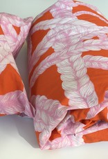 Bedclothes in rose from organic cotton