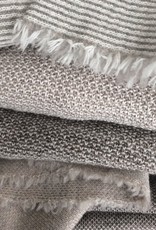 KNITWORKS Baby Merino Tunika-Pullover grau/beige