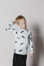 Pyjama t-shirt "Blue Minerals" of recycled materials