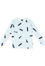 Pyjama t-shirt "Blue Minerals" of recycled materials