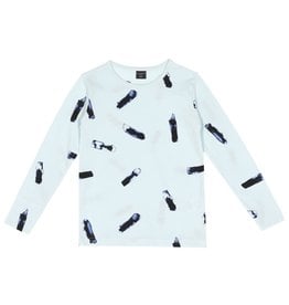 Pyjama t-shirt "Blue Minerals" of recycled materials