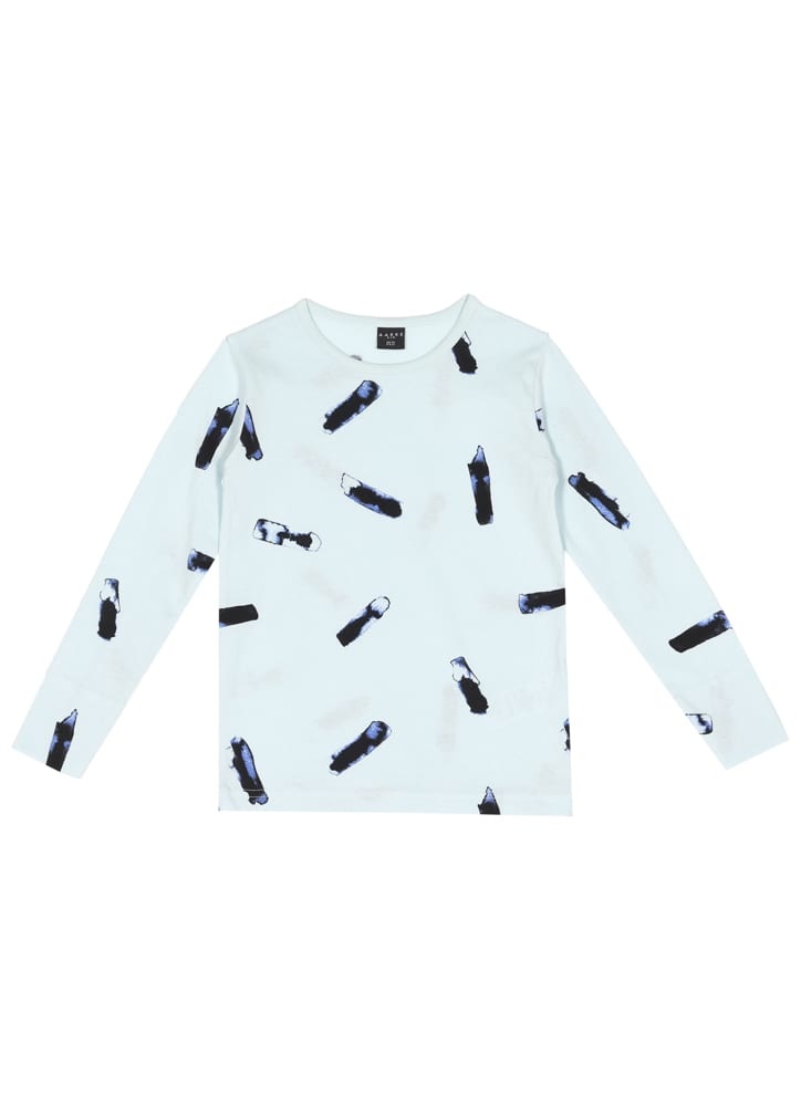 Pyjama t-shirt "Blue Minerals" of recycled materials